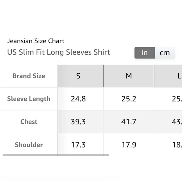 Jeansian Men's Slim Fit Long Sleeves Casual Button Down Shirt Size M - Picture 5 of 5